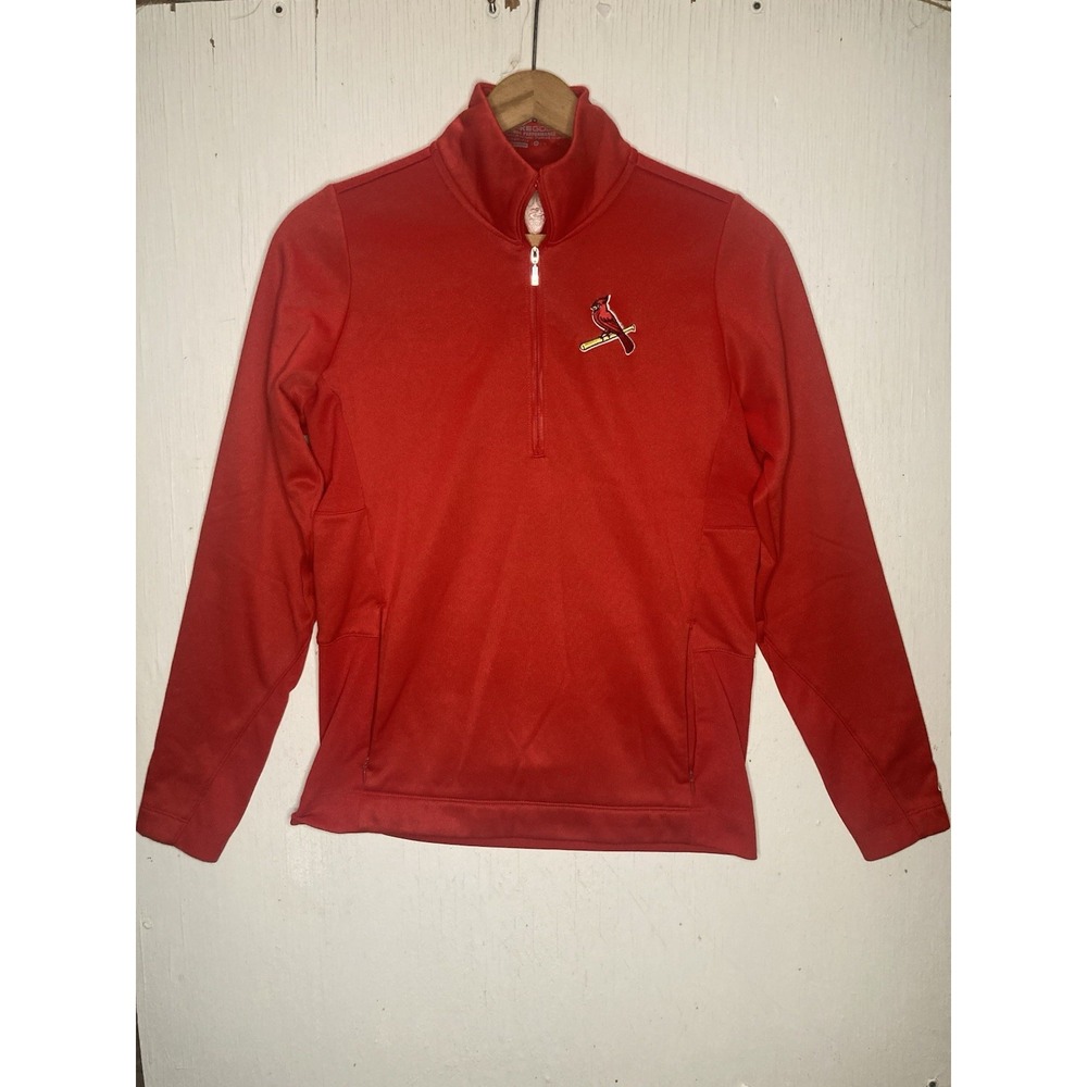 Nike Golf Cardinals 1/4 Zip Pullover Womens Medium Red Dri Fit